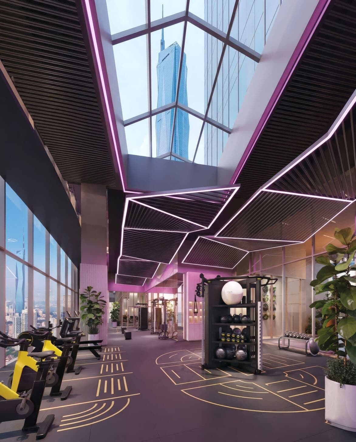 Extensive Gym Facility in KLCC